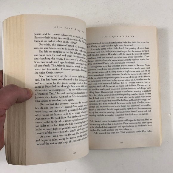 The Captains Bride by Lisa Tawn Bergren 1998 Paperback Book Novel Water Brook - Picture 2 of 4